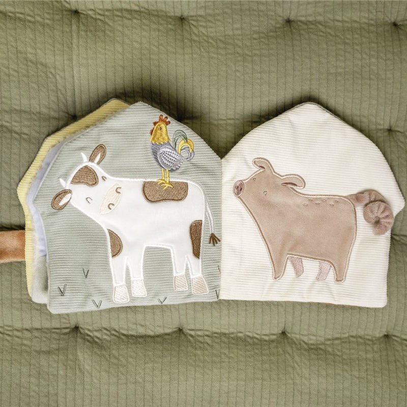 JUGUETE DE TELA LITTLE DUTCH ·LIBRO BLANDO ACTIVIDADES LITTLE FARM· - Happy Moments Baby
