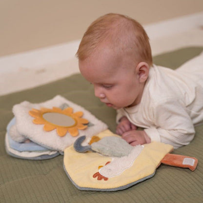 JUGUETE DE TELA LITTLE DUTCH ·LIBRO BLANDO ACTIVIDADES LITTLE FARM· - Happy Moments Baby