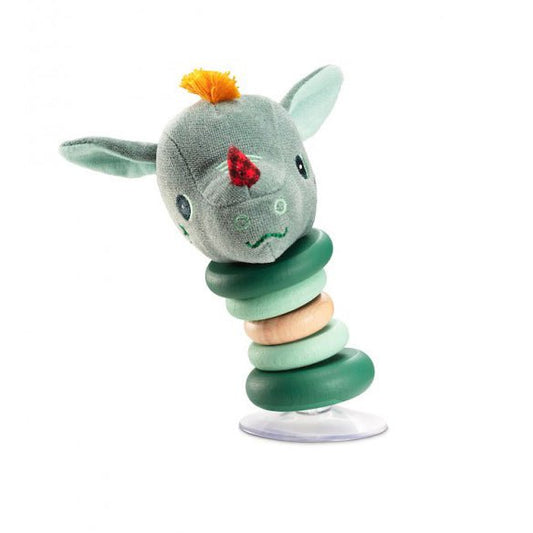 JUGUETE DE TELA Y MADERA LILLIPUTIENS ·SONAJERO SWING CON VENTOSA JOE· - Happy Moments Baby