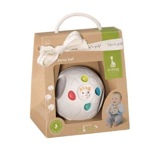 JUGUETE SENSORIAL ·BOLA SENSORIAL SOPHIE LA GIRAFE· - Happy Moments Baby