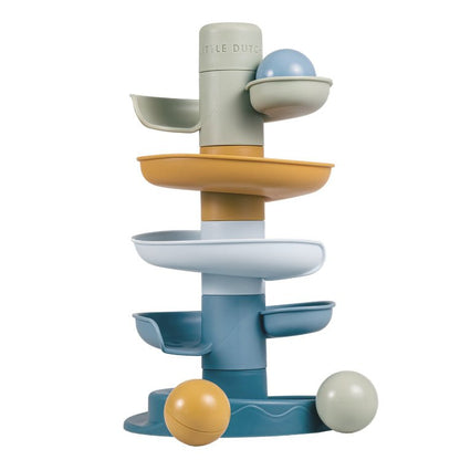 JUGUETE SENSORIAL LITTLE DUTCH ·CIRCUITO BOLA AZUL· - Happy Moments Baby