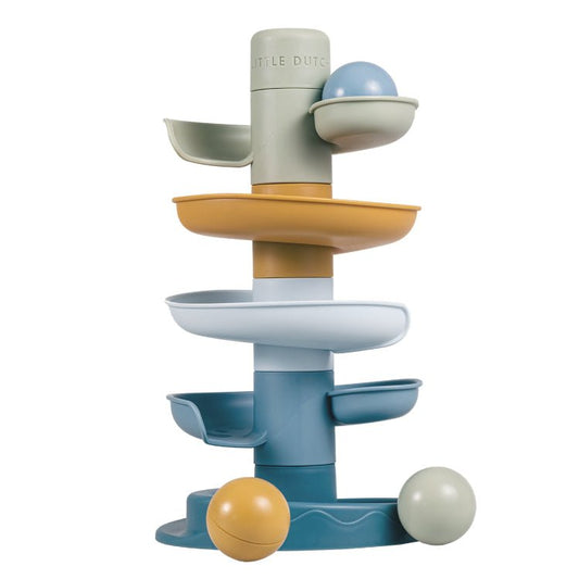 JUGUETE SENSORIAL LITTLE DUTCH ·CIRCUITO BOLA AZUL· - Happy Moments Baby
