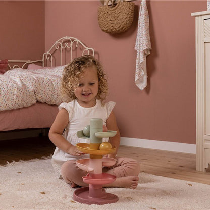 JUGUETE SENSORIAL LITTLE DUTCH ·CIRCUITO BOLA ROSA· - Happy Moments Baby