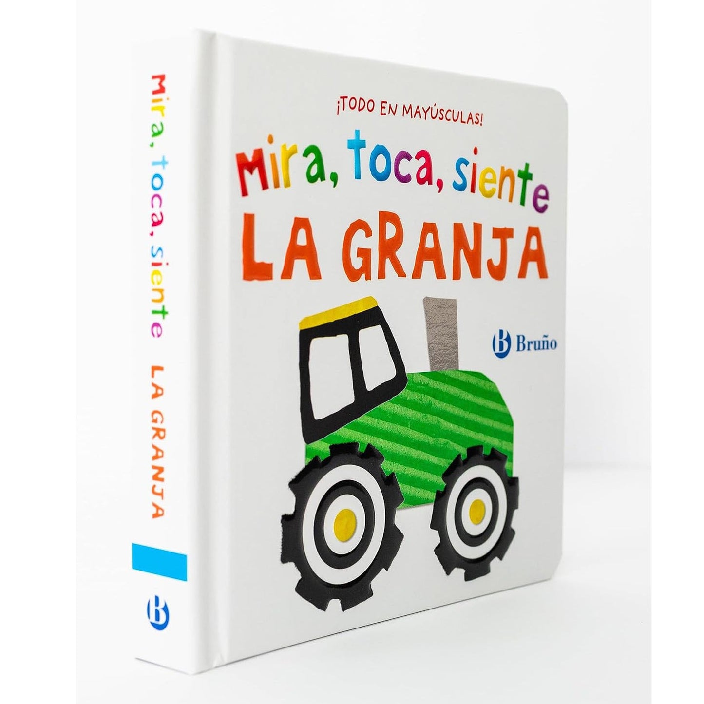 LIBRO INFANTIL - MIRA, TOCA, SIENTE. LA GRANJA - Happy Moments Baby