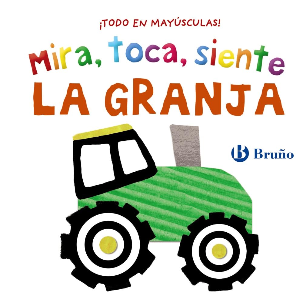 LIBRO INFANTIL - MIRA, TOCA, SIENTE. LA GRANJA - Happy Moments Baby