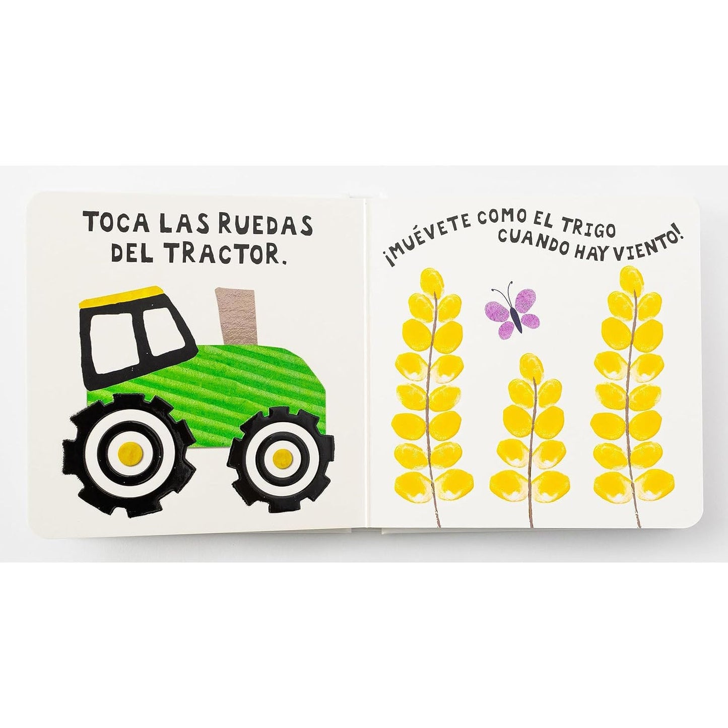 LIBRO INFANTIL - MIRA, TOCA, SIENTE. LA GRANJA - Happy Moments Baby