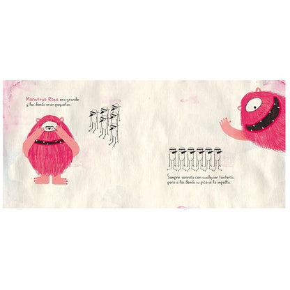 LIBRO INFANTIL - MONSTRUO ROSA - Happy Moments Baby