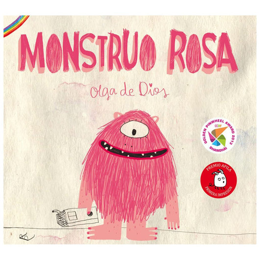 LIBRO INFANTIL - MONSTRUO ROSA - Happy Moments Baby