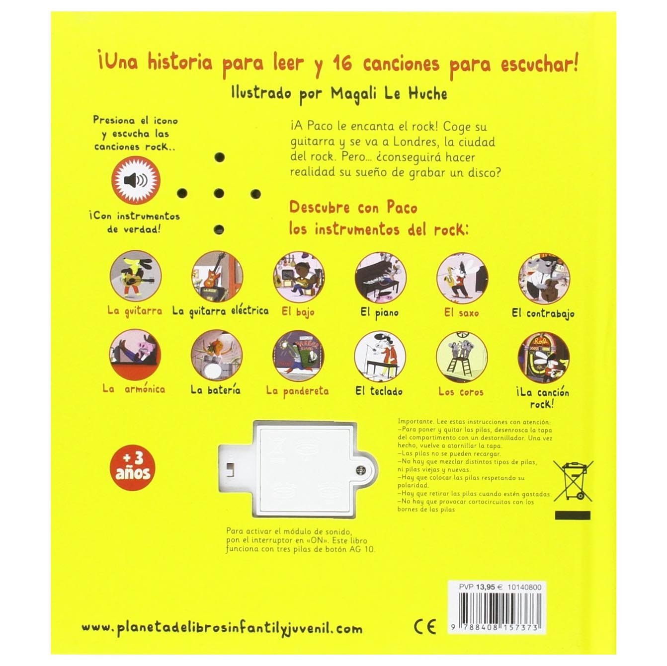 LIBRO INFANTIL - PACO Y EL ROCK - Happy Moments Baby