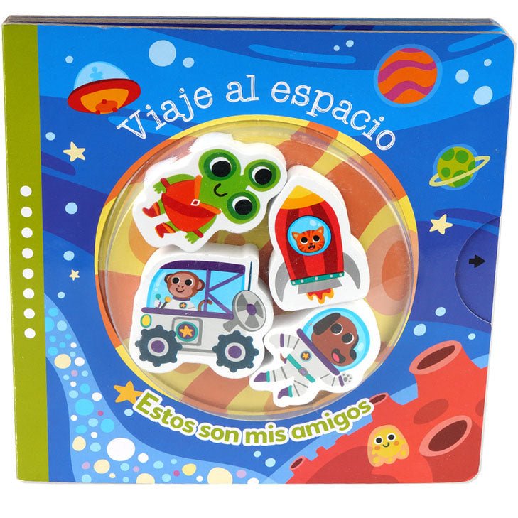 LIBRO INFANTIL - VIAJE AL ESPACIO (INTERACTIVO) - Happy Moments Baby