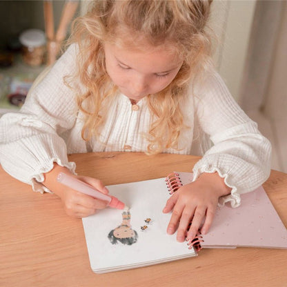 LIBRO MÁGICO COLOREAR LITTLE DUTCH ·ROSA & FRIENDS· - Happy Moments Baby
