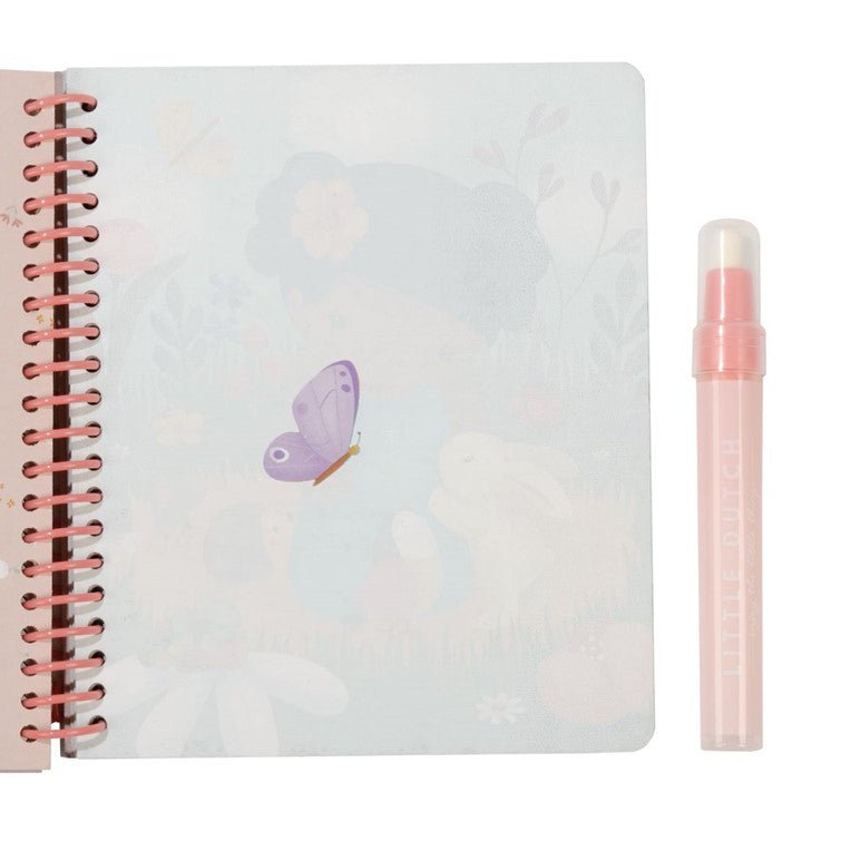 LIBRO MÁGICO COLOREAR LITTLE DUTCH ·ROSA & FRIENDS· - Happy Moments Baby