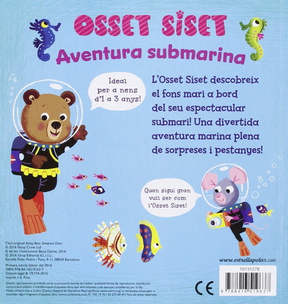 LLIBRE INFANTIL - OSSET SISET AVENTURA SUBMARINA - Happy Moments Baby