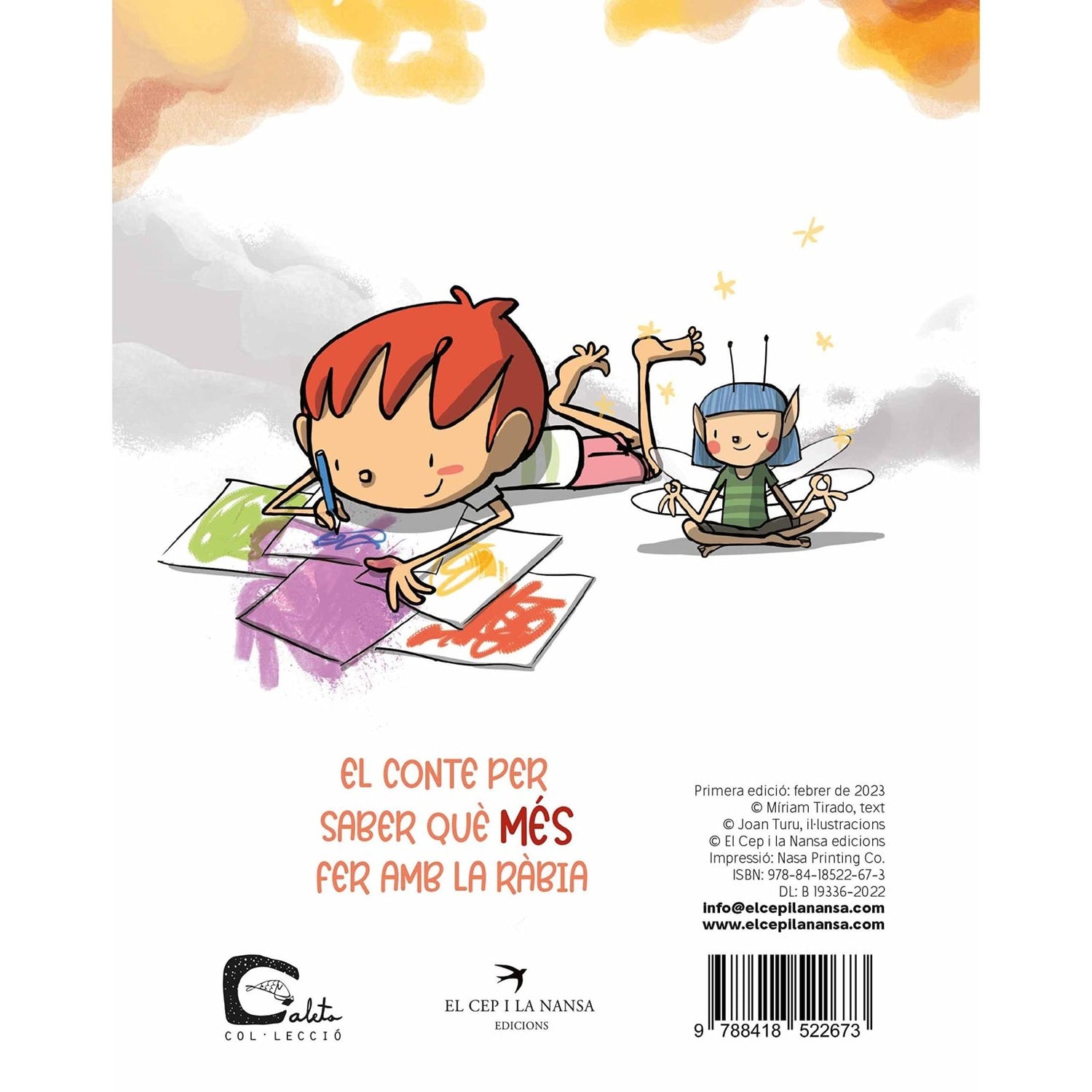 LLIBRE INFANTIL - TINC UN VOLCÀ I NO VULL RESPIRAR - Happy Moments Baby