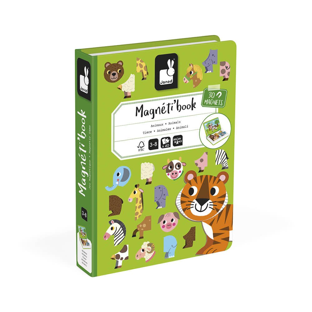 MAGNETI'BOOK JANOD ·ANIMALES· - Happy Moments Baby