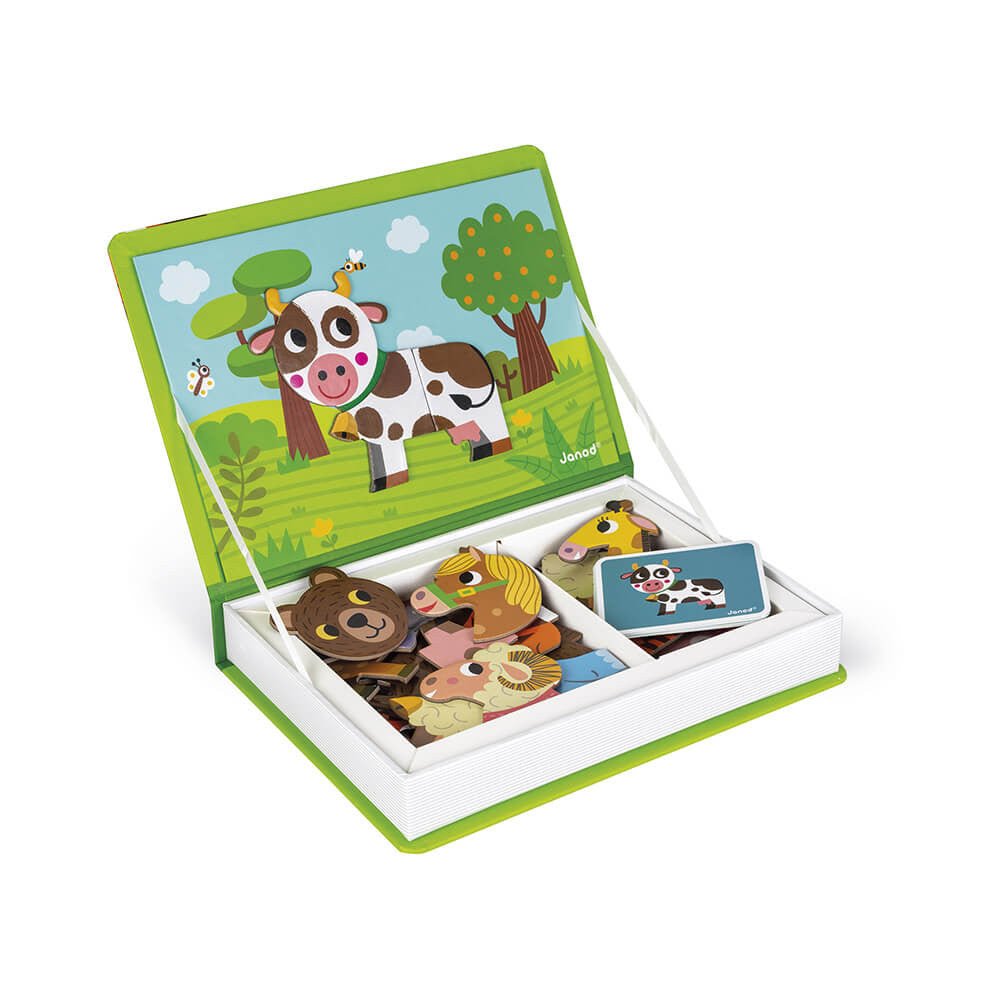 MAGNETI'BOOK JANOD ·ANIMALES· - Happy Moments Baby