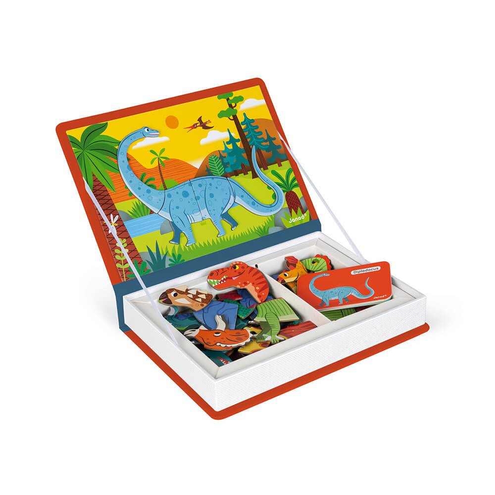 MAGNETI'BOOK JANOD ·DINOSAURIOS· - Happy Moments Baby