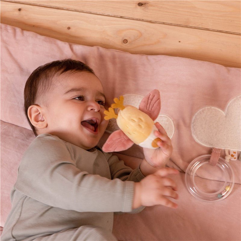 MANTA DE JUEGO SENSORIAL Y ACTIVIDADES LITTLE DUTCH ·FLORES· - Happy Moments Baby