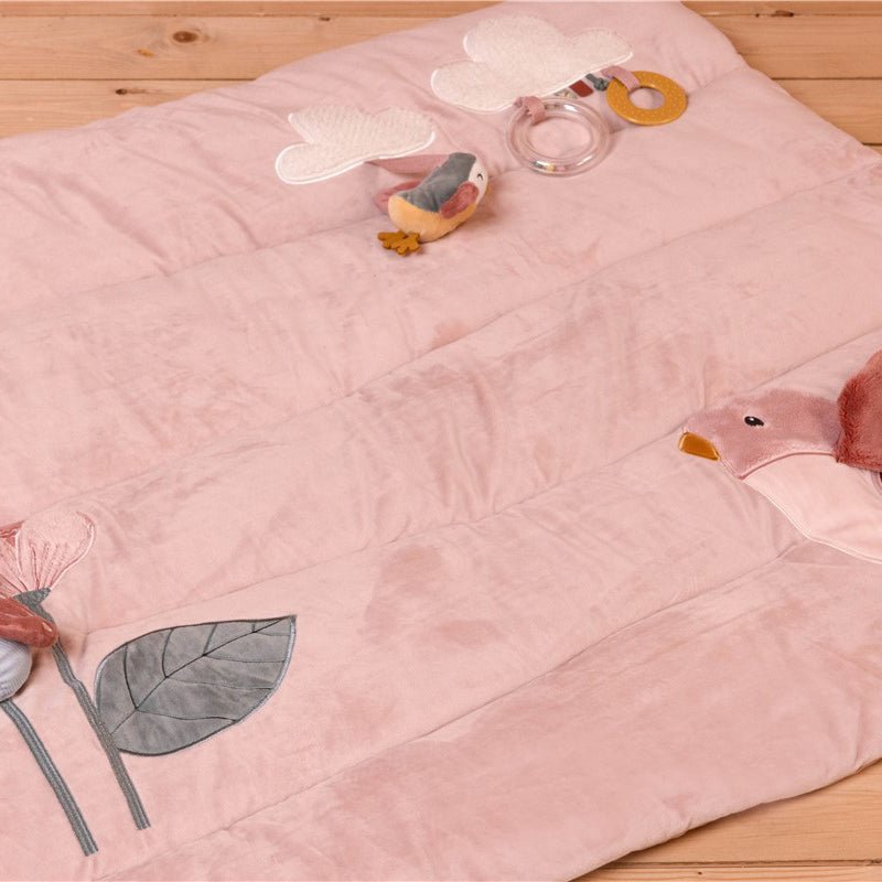 MANTA DE JUEGO SENSORIAL Y ACTIVIDADES LITTLE DUTCH ·FLORES· - Happy Moments Baby