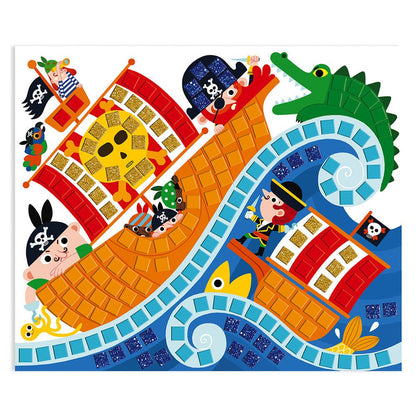 MANUALIDADES CON PEGATINAS JANOD ·MOSAICOS PIRATAS· - Happy Moments Baby