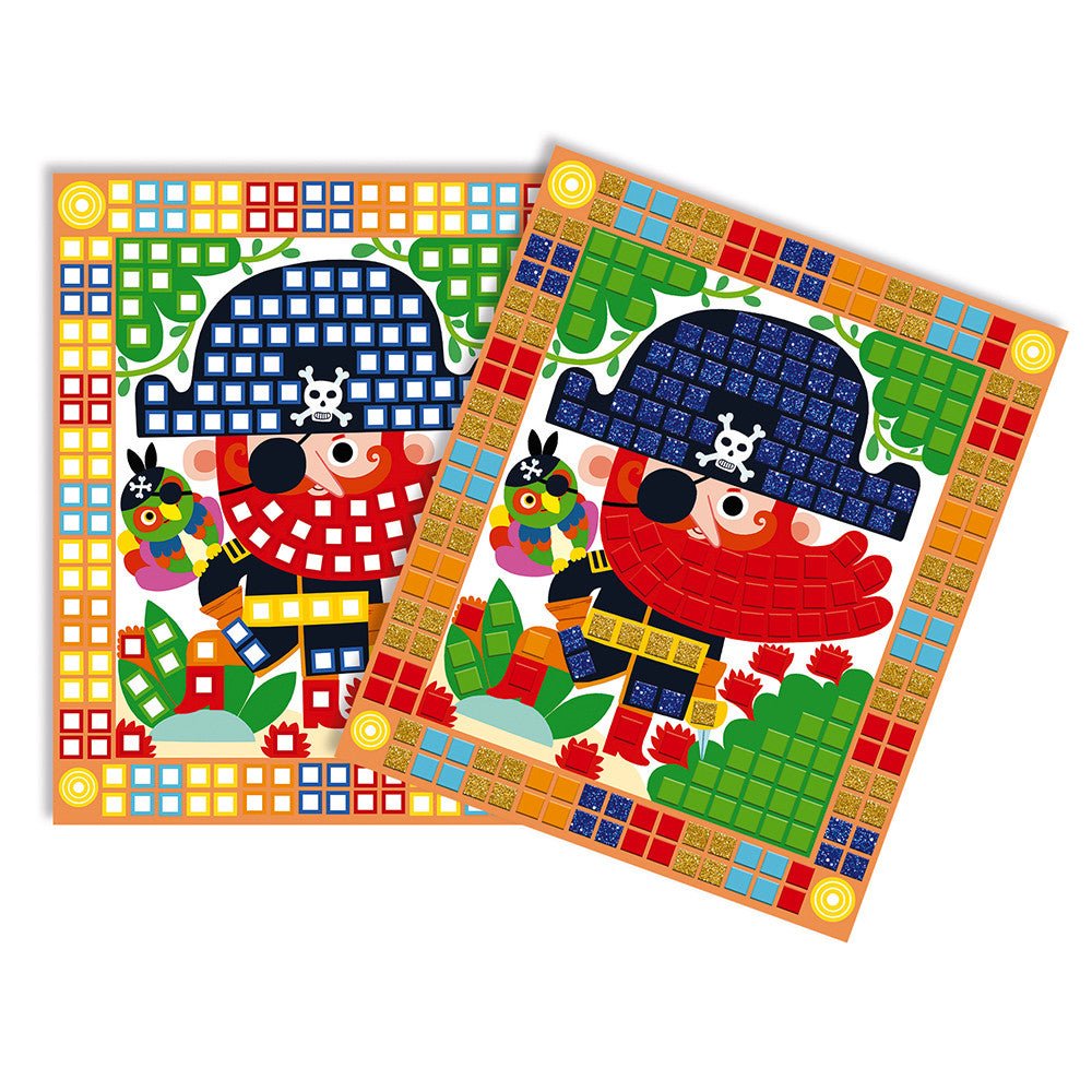 MANUALIDADES CON PEGATINAS JANOD ·MOSAICOS PIRATAS· - Happy Moments Baby