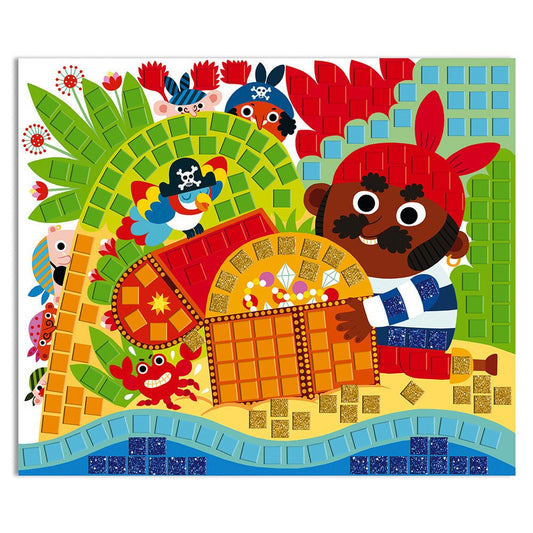 MANUALIDADES CON PEGATINAS JANOD ·MOSAICOS PIRATAS· - Happy Moments Baby