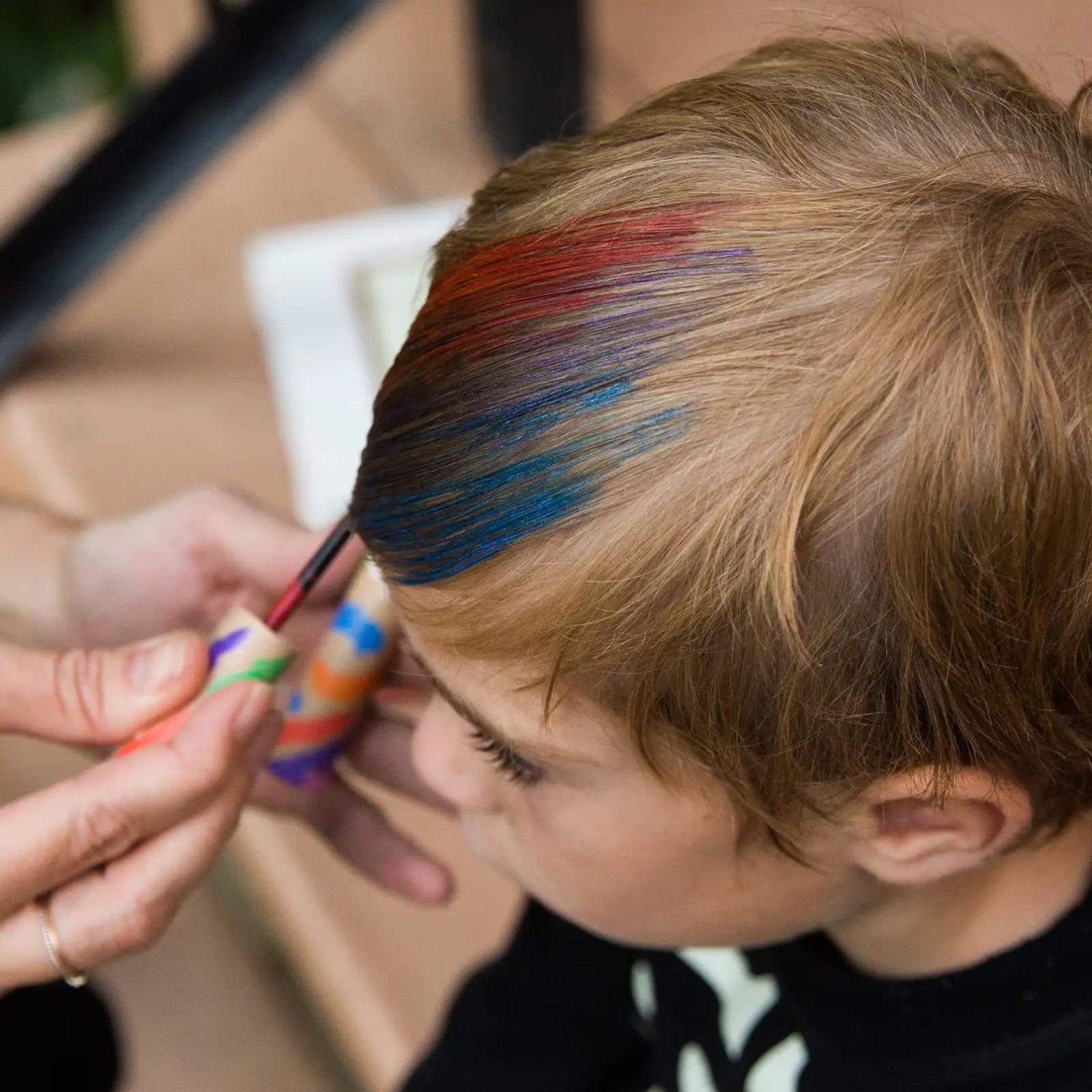 MÁSCARA DE COLOR PARA EL PELO NAMAKI ·ROJO· - Happy Moments Baby