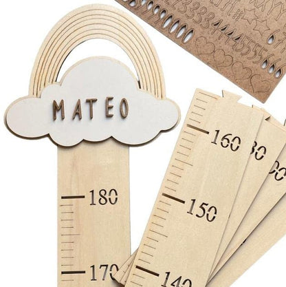 MEDIDOR INFANTIL PERSONALIZADO ·ARCOÍRIS· - Happy Moments Baby