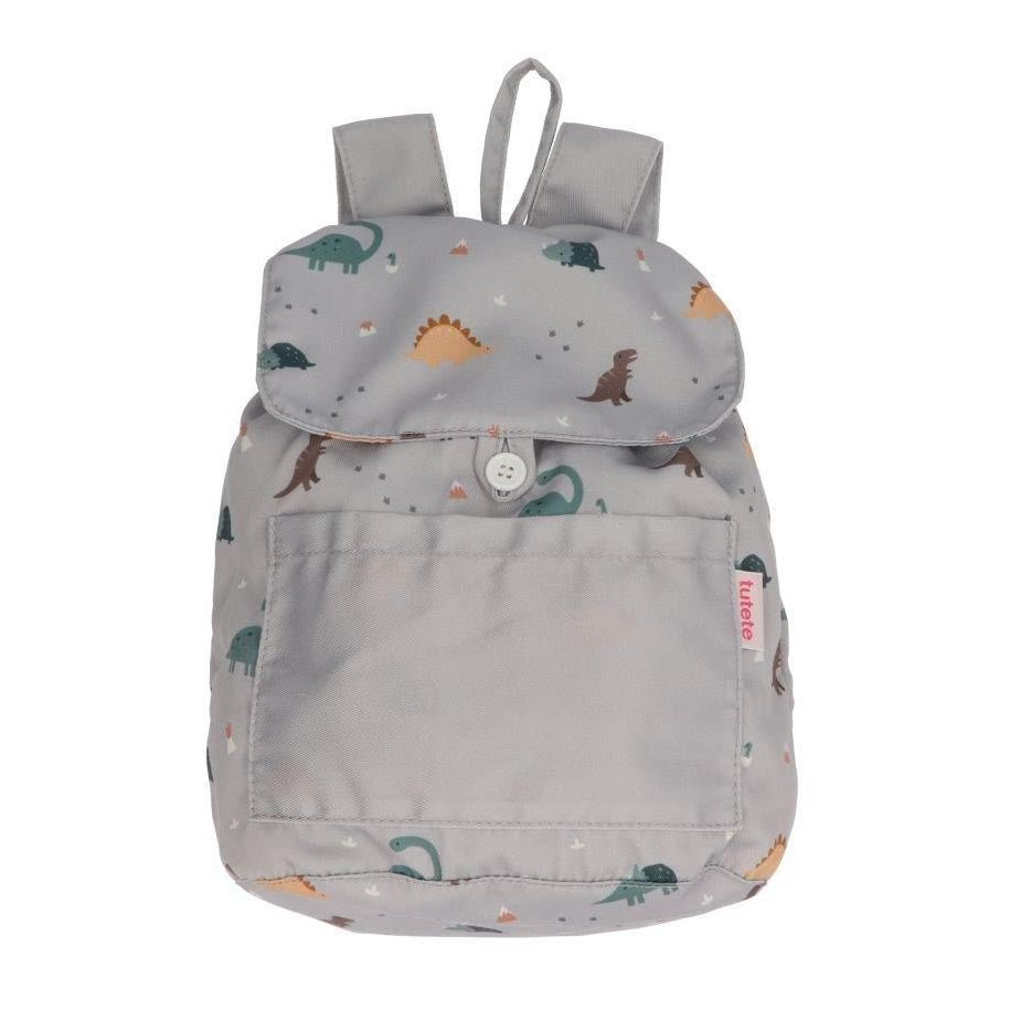 MOCHILA INFANTIL PEQUEÑA TELA TUTETE ·DINOS WORLD· - Happy Moments Baby