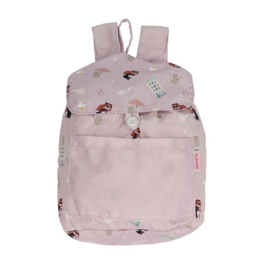 MOCHILA INFANTIL PEQUEÑA TELA TUTETE ·FANTASTIC GIRL· - Happy Moments Baby