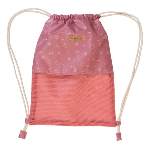 MOCHILA SACO ANTIARENA SARO ·ROSA· - Happy Moments Baby