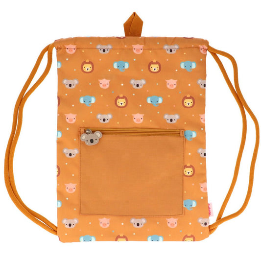 MOCHILA SACO IMPERMEABLE TUTETE ·ANIMAL FRIENDS· - Happy Moments Baby