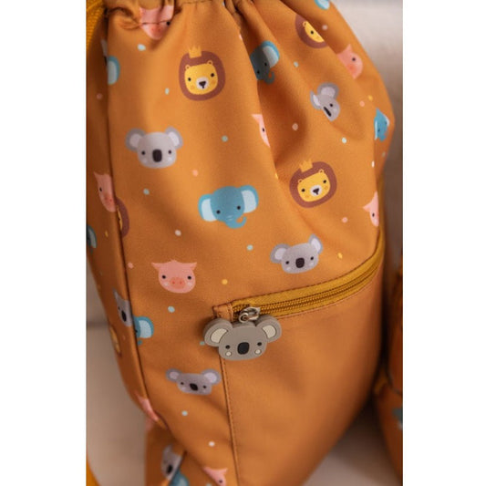 MOCHILA SACO IMPERMEABLE TUTETE ·ANIMAL FRIENDS· - Happy Moments Baby