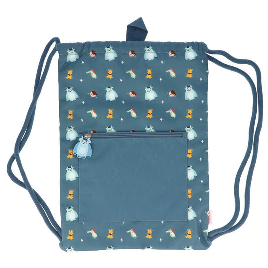 MOCHILA SACO IMPERMEABLE TUTETE ·LITTLE MONSTERS· - Happy Moments Baby