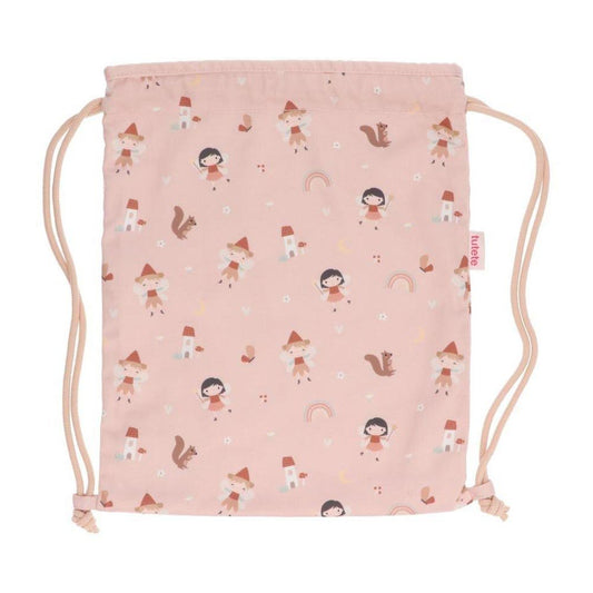 MOCHILA SACO INFANTIL DE TELA TUTETE ·WILD FAIRIES· - Happy Moments Baby