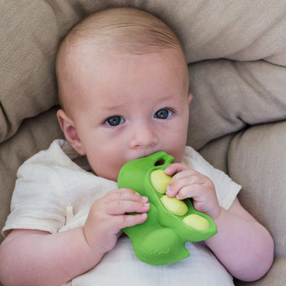 MORDEDOR 100% CAUCHO NATURAL OLI&CAROL ·EDAMAME· - Happy Moments Baby