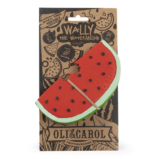 MORDEDOR 100% CAUCHO NATURAL OLI&CAROL ·SANDÍA· - Happy Moments Baby