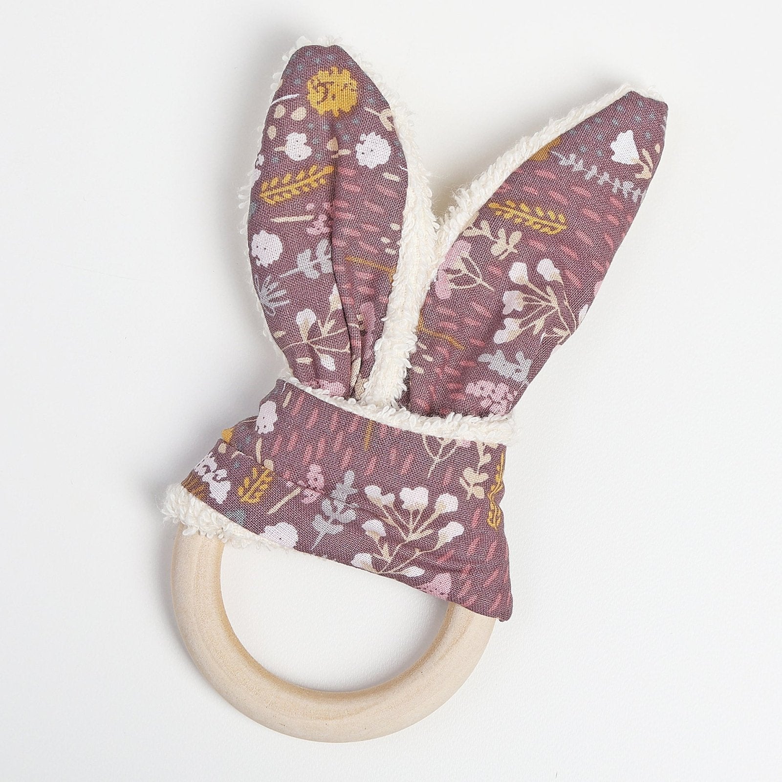 MORDEDOR DE OREJAS DE TELA ·LILAS· - Happy Moments Baby