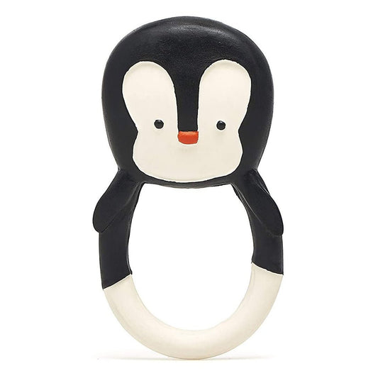 MORDEDOR FIGURA CAUCHO 100% NATURAL ·PINGÜINO NUI· - Happy Moments Baby