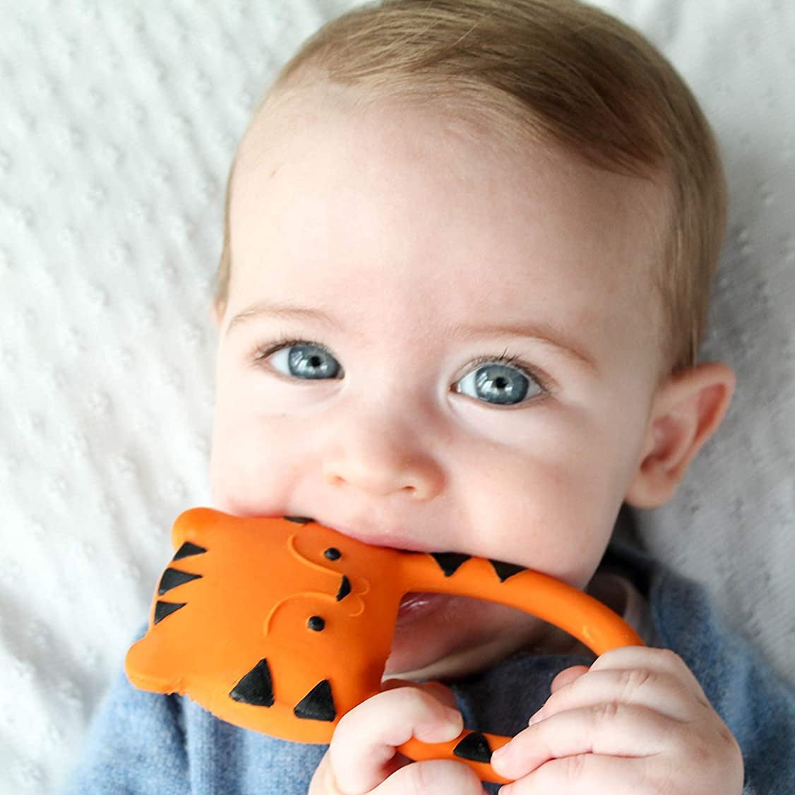 MORDEDOR FIGURA CAUCHO 100% NATURAL ·TIGRE NALU· - Happy Moments Baby