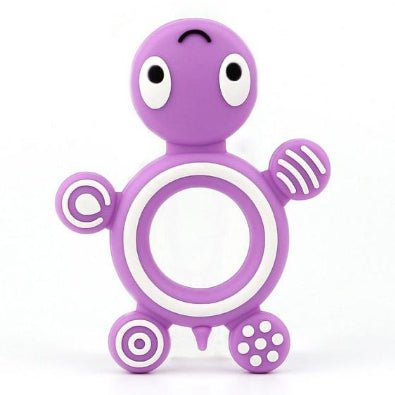 MORDEDOR FIGURA ·TORTUGA LILA· - Happy Moments Baby