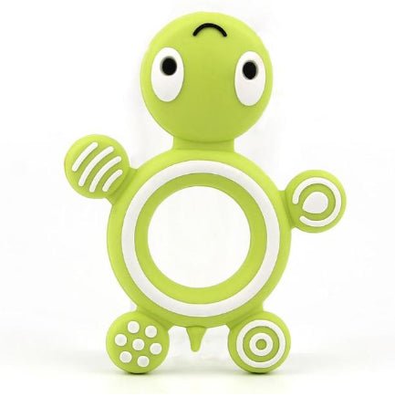 MORDEDOR FIGURA ·TORTUGA PISTACHO· - Happy Moments Baby