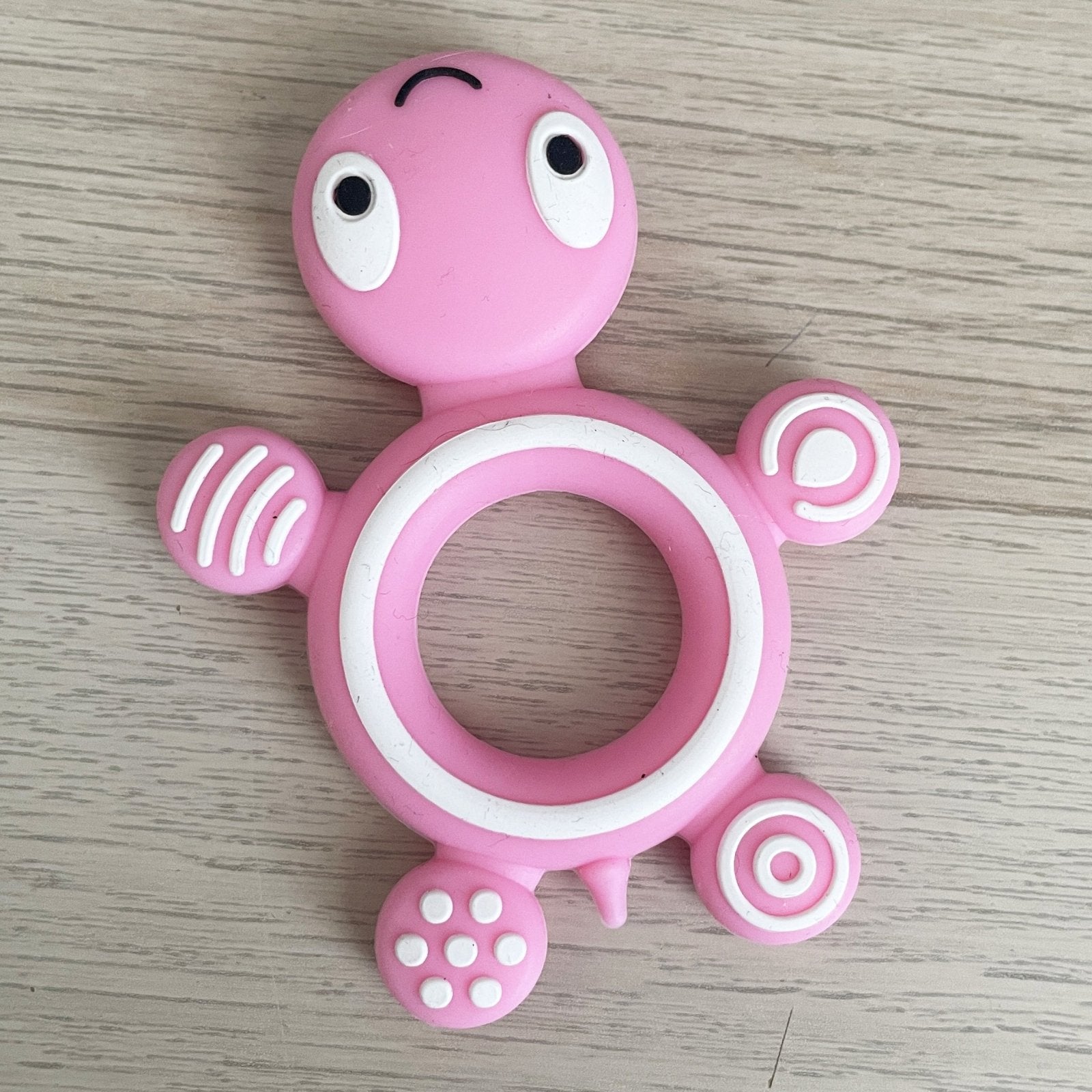 MORDEDOR FIGURA ·TORTUGA ROSA· - Happy Moments Baby