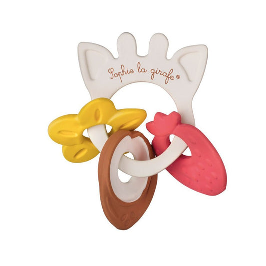 MORDEDOR Y JUGUETE OLFATIVO ·ANILLO FRAGANCIAS SOPHIE LA GIRAFE· - Happy Moments Baby