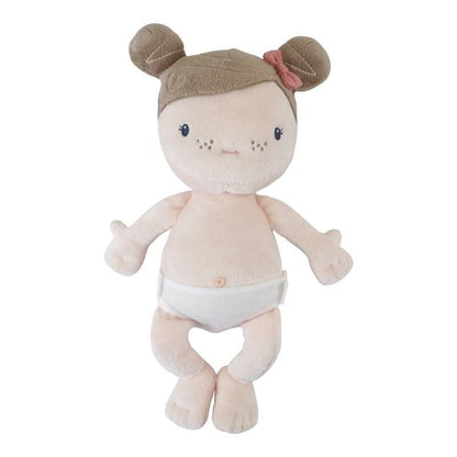 MUÑECA DE TELA LITTLE DUTCH ·BEBÉ ROSA CON CESTA Y ACCESORIOS· - Happy Moments Baby