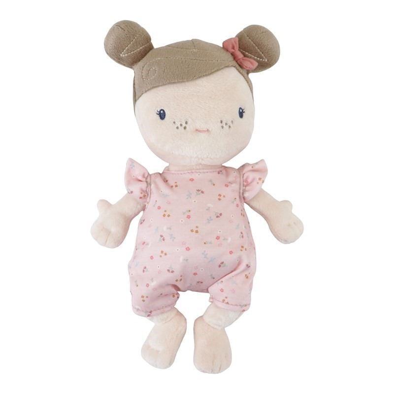 MUÑECA DE TELA LITTLE DUTCH ·BEBÉ ROSA CON CESTA Y ACCESORIOS· - Happy Moments Baby