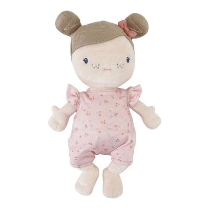 MUÑECA DE TELA LITTLE DUTCH ·BEBÉ ROSA CON CESTA Y ACCESORIOS· - Happy Moments Baby