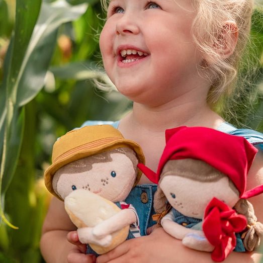 MUÑECA DE TELA MEDIANA LITTLE DUTCH ·ROSA GRANJERA· - Happy Moments Baby