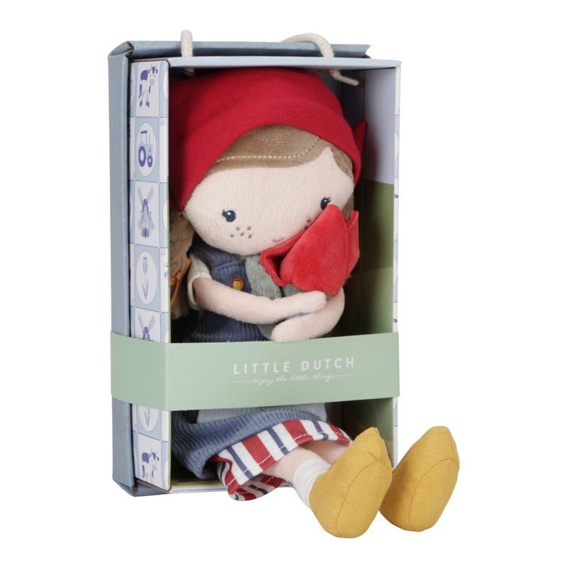 MUÑECA DE TELA MEDIANA LITTLE DUTCH ·ROSA GRANJERA· - Happy Moments Baby
