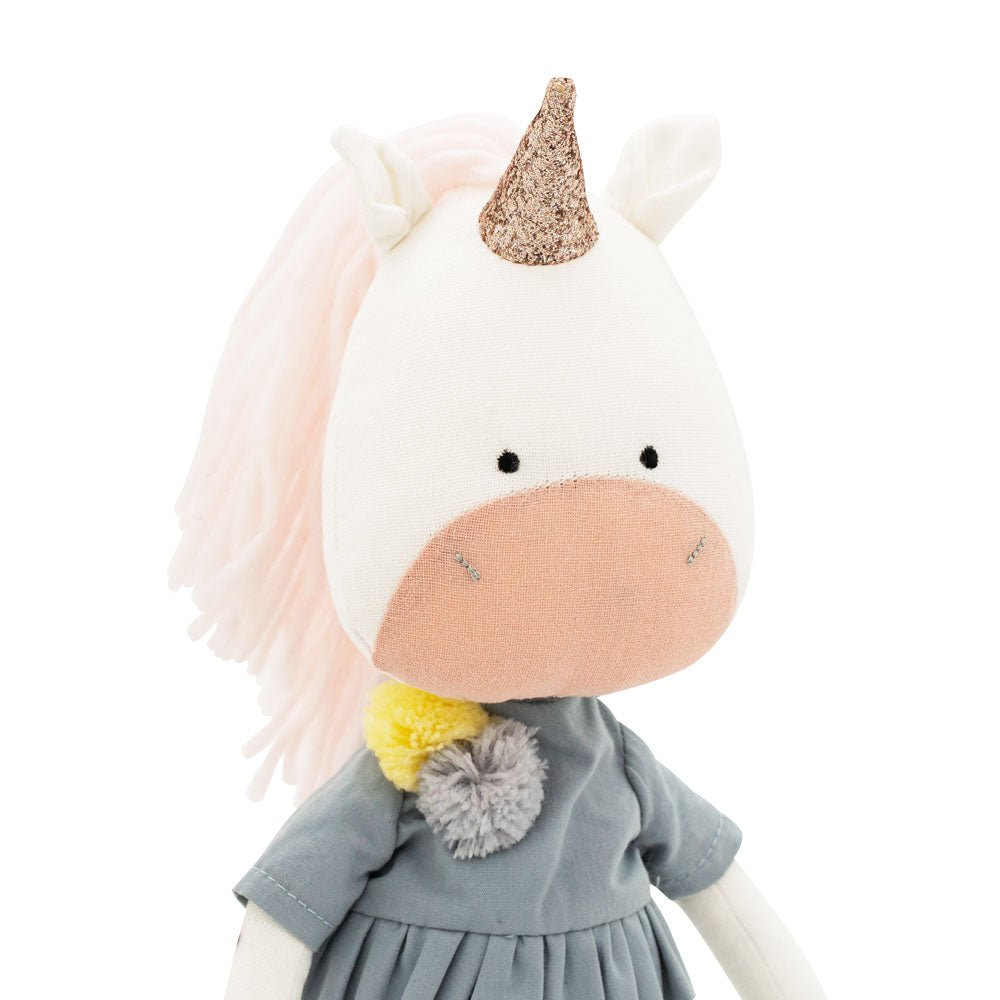 MUÑECO DE TELA ·DAFNE LA UNICORNIO· - Happy Moments Baby
